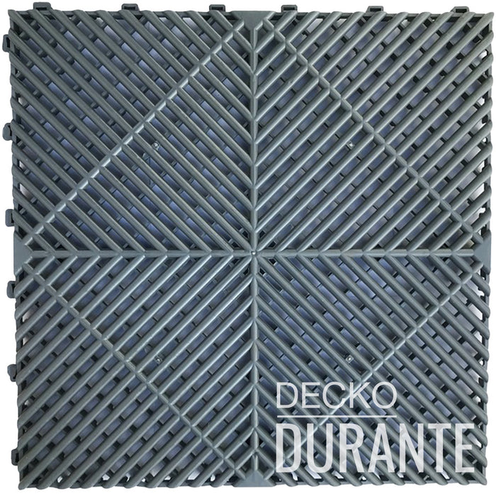 DECKO <strong>DURANTE</strong> Multipurpose Tile - <strong>GREY</strong> - 15.8/15.8/0.7" - Price/Tile