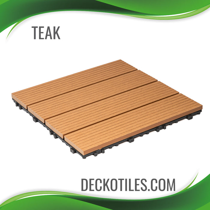 DECKO Premium Tiles - Select Colour - Price / Box of 11 Tiles = 10.86 sqft