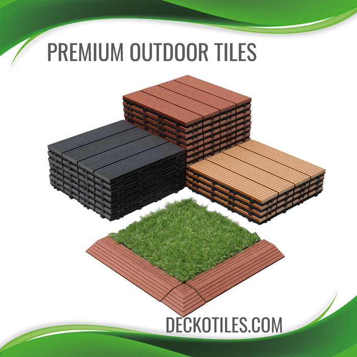 DECKO Premium Tiles - TEAK (One Piece)