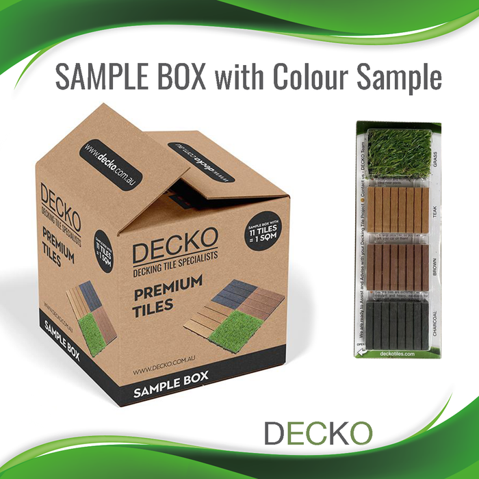 <strong>SAMPLE BOX</strong> with 11 tiles and Color Samples. Fully refundable with Free Return!